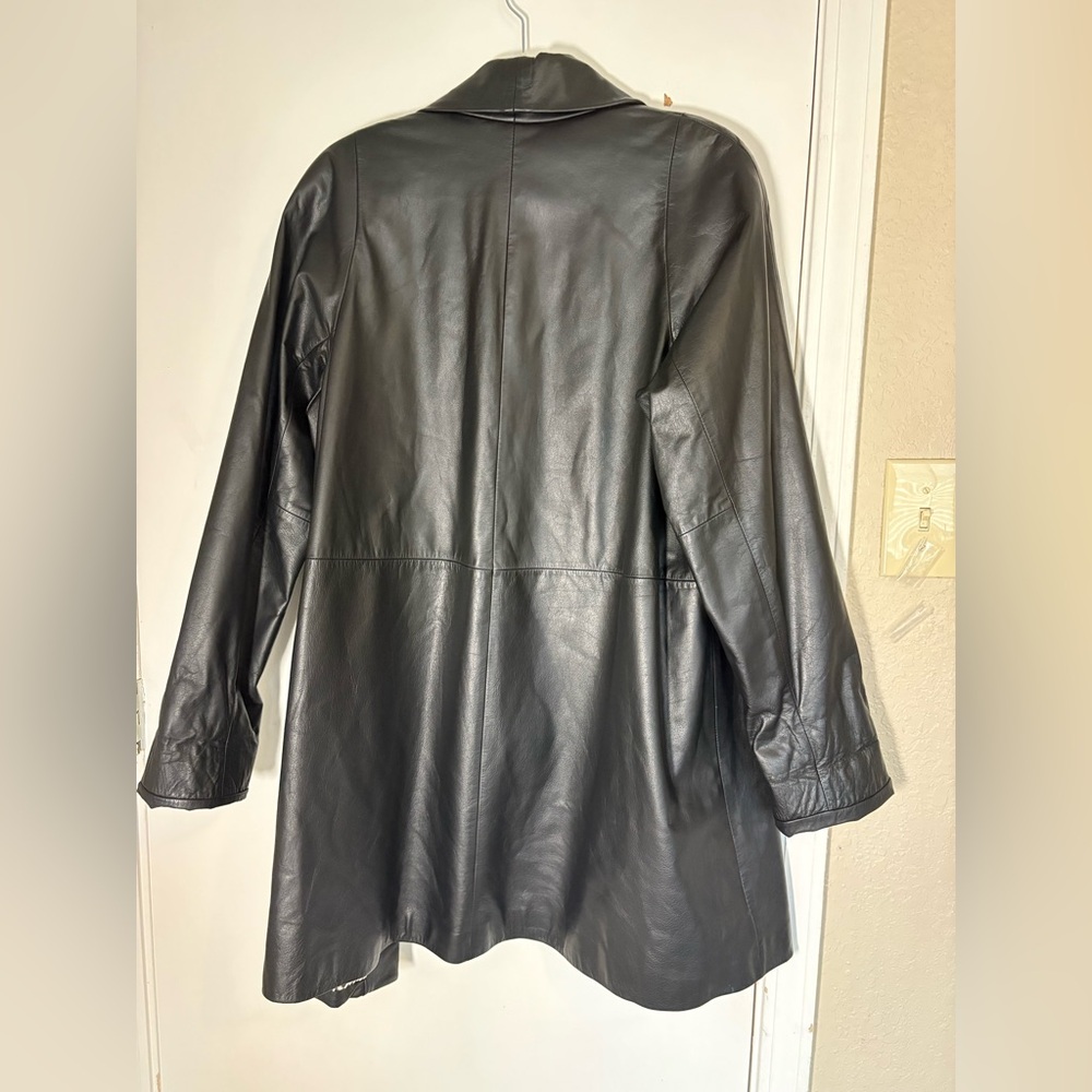 Preston & York Classic Black Leather Jacket - Picture 4 of 11